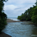Playa Montezuma River meets ocean