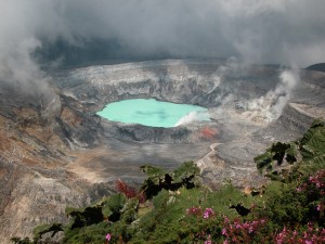 Green Acid Crater Lake, Poas Volcano