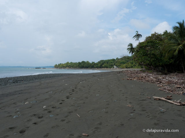 Beach in Pavones, Costa Rica
