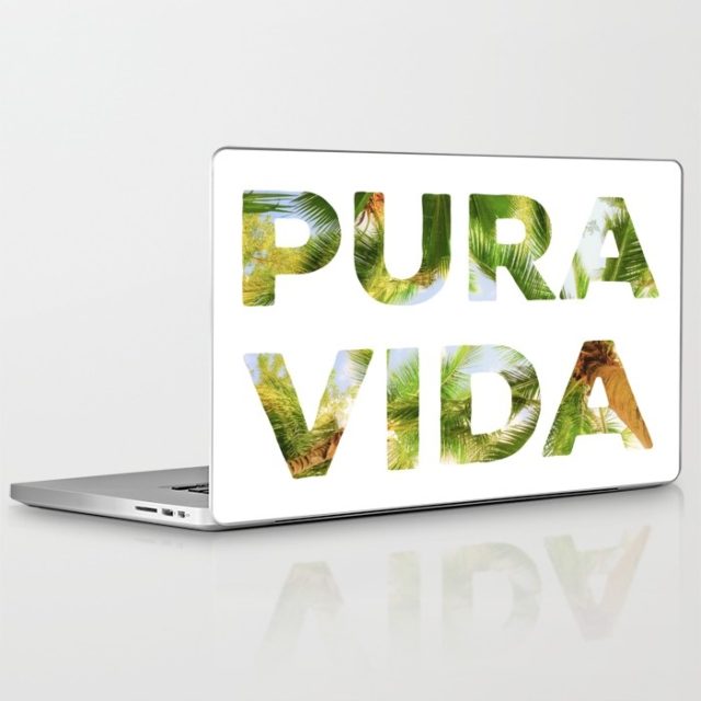 pura vida laptop skin